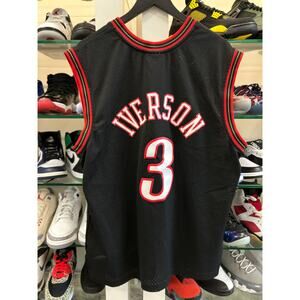 Philadelphia 76ers "Hardwood Classics" Allen Iverson jersey size XL large B12